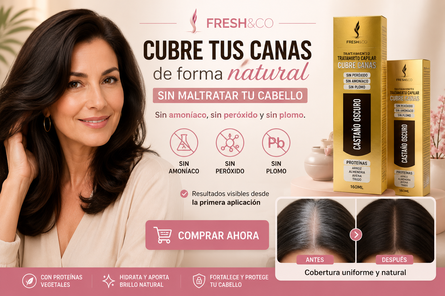 Tratamiento Capilar - Cubre canas
